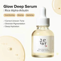 Beauty of Joseon Glow Deep Serum : Rice+Alpha Arbutin 30ml,Brightening & Translucent,Fine & Smooth,Korean Skincare,Korean Makeup