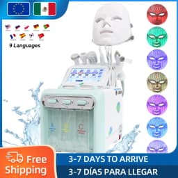 7 in 1 Water Dermabrasion Facial Machine  Deep Cleansing Skin Care Tightening Blackhead Removal Spa Beauty Device
