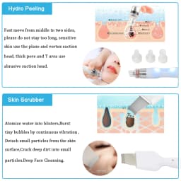 7 in 1 Water Dermabrasion Facial Machine  Deep Cleansing Skin Care Tightening Blackhead Removal Spa Beauty Device