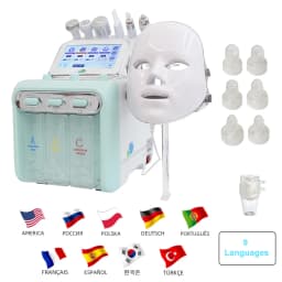 7 in 1 Water Dermabrasion Facial Machine  Deep Cleansing Skin Care Tightening Blackhead Removal Spa Beauty Device
