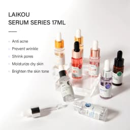 LAIKOU 7 Bottles 24K Gold Snail Sakura Hyluronic Acid Vitamin C Nicotinamida Rose Blueberry Serum Japan Essential Face Essences