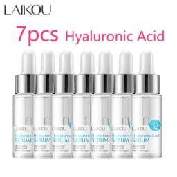 LAIKOU 7 Bottles 24K Gold Snail Sakura Hyluronic Acid Vitamin C Nicotinamida Rose Blueberry Serum Japan Essential Face Essences
