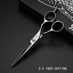 5.5/6.0/6.5/7.0 Inch Reversed Scissors Hair Scissors Professional Barber Hairdressing Cutting Thinning Set salons shears