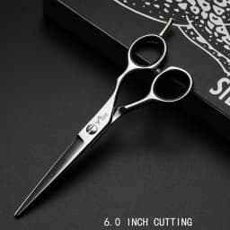 5.5/6.0/6.5/7.0 Inch Reversed Scissors Hair Scissors Professional Barber Hairdressing Cutting Thinning Set salons shears