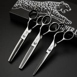 5.5/6.0/6.5/7.0 Inch Reversed Scissors Hair Scissors Professional Barber Hairdressing Cutting Thinning Set salons shears