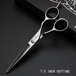 5.5/6.0/6.5/7.0 Inch Reversed Scissors Hair Scissors Professional Barber Hairdressing Cutting Thinning Set salons shears