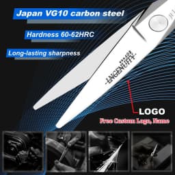 HISADA Barber Scissors, Professional Hair Cutting Scissors 6.0 Inch, Japanese Handmade VG10 Steel, Super Sharp and Wear-Resistan