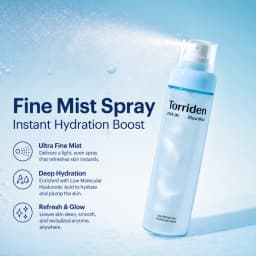 Korean Torriden Cica Cream Mist Facial Moisturizing Spray Before Makeup, Hydrating Glowing Cream Spray Fine Mist for Deep Water