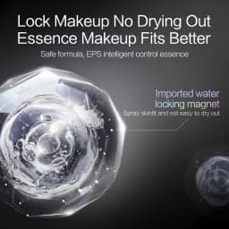 CARSLAN Black Magnet Liquid Powder Setting Spray Longlasting Oil Control Waterproof Sweatproof Makeup Setting Spray 150ml