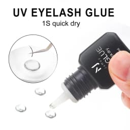 JOMAY 10 Bottles 5ml UV Eyelash Glue Quick Drying In 1 Second 75DAYS Lasting Lash Glue No Nrritation Eyelash Extension Adhesive