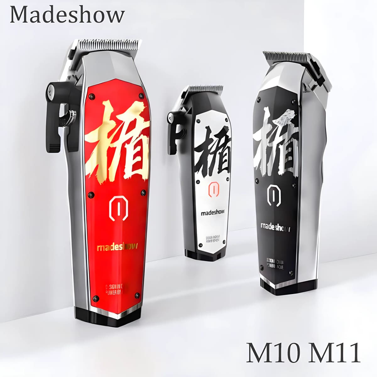 Madeshow M10 M11 Professional Men Hair Clippers, 7000-7200RPM, Titanium Ceramic Blade, Barber Salon Home Oil Head Trimmer