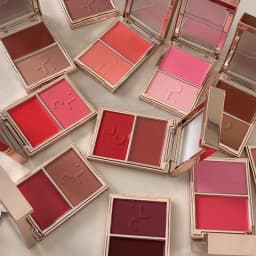Hot Patrick Major Headlines Double Take Creme & Powder Blush Duo Lasting Face Makeup Natural Facial Coverage Powder TA Blusher