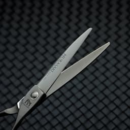Professional Barber Scissors,6.3-6.8 Inch Black Coating Hair Cutting Shears,Top-Level VG10 Cobalt Steel Barbershop Accessories