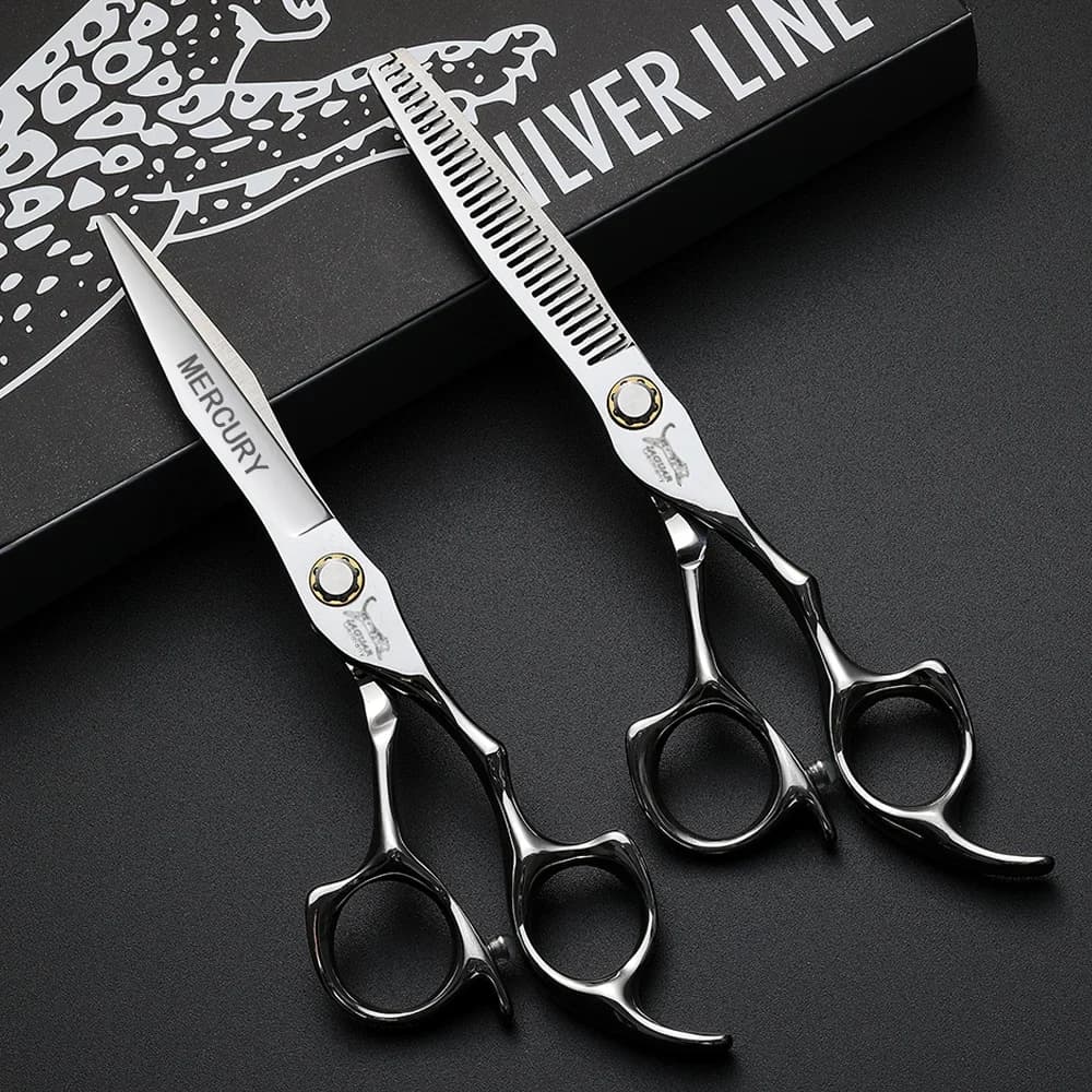 Professional Hairdresser Scissors 6.0 Inch with Roller Bearing Hair Cutting Shears for Stylists