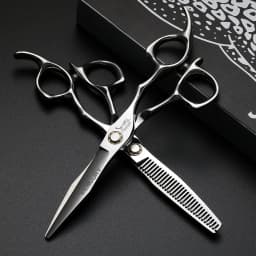 Professional Hairdresser Scissors 6.0 Inch with Roller Bearing Hair Cutting Shears for Stylists