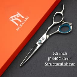 6 inch Professional Barber Scissors,High Quality Japanese 440C Steel Hairdressing Scissors,Sharp and Durable Hair Cutting Tools,