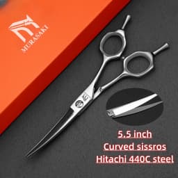 6 inch Professional Barber Scissors,High Quality Japanese 440C Steel Hairdressing Scissors,Sharp and Durable Hair Cutting Tools,
