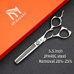 6 inch Professional Barber Scissors,High Quality Japanese 440C Steel Hairdressing Scissors,Sharp and Durable Hair Cutting Tools,