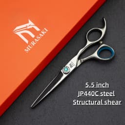 6 inch Professional Barber Scissors,High Quality Japanese 440C Steel Hairdressing Scissors,Sharp and Durable Hair Cutting Tools,