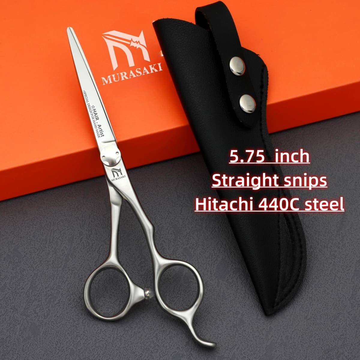 6 inch Professional Barber Scissors,High Quality Japanese 440C Steel Hairdressing Scissors,Sharp and Durable Hair Cutting Tools,
