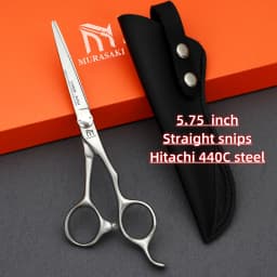 6 inch Professional Barber Scissors,High Quality Japanese 440C Steel Hairdressing Scissors,Sharp and Durable Hair Cutting Tools,