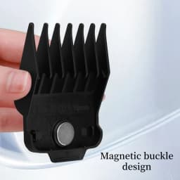 NEW 6Pcs Limit Comb With Magnetism For Wahl Hair Cutting Machine Black Hair Clipper Guards Hair Salon Pro Cutting Guide Combs