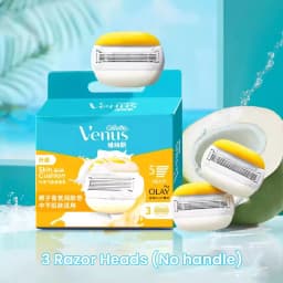 Gillette Venus Razor Blades 5Layers with Moisture Bars Women Skin-care Smooth Shave Coconut Scent Replacement Shaving Blade Head