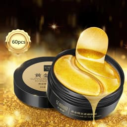 240pcs=120pairs Eye Patches Hyaluron Acid & Gold & Seaweed & Black Pearl Hydrating Moisturizing Crystal Collagen Gel Eye Mask