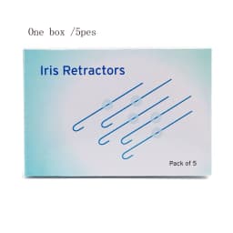 Canada Imported Alloy Iris Retractor 5 a Box of Ophthalmic Consumables Ophthalmic Microscopic Instruments Tools