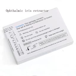 Canada Imported Alloy Iris Retractor 5 a Box of Ophthalmic Consumables Ophthalmic Microscopic Instruments Tools