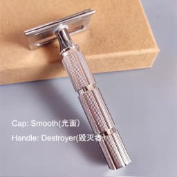 Dscosmetic T7 316L Stainless Steel Double Edge Safety Razor