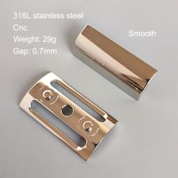 Dscosmetic T7 316L Stainless Steel Double Edge Safety Razor