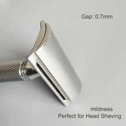 Dscosmetic T7 316L Stainless Steel Double Edge Safety Razor