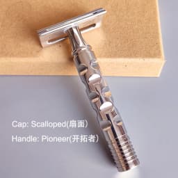 Dscosmetic T7 316L Stainless Steel Double Edge Safety Razor