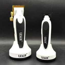 LENCE FF1CS FF1TS Professional Hair Clipper Barber Trimming Kit Men's Wireless Electric Hair Clipper and Edge Trimmer