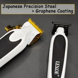LENCE FF1CS FF1TS Professional Hair Clipper Barber Trimming Kit Men's Wireless Electric Hair Clipper and Edge Trimmer