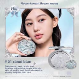 Flower knows Strawberry Cupid series Pressed Powder Matte Soft Focus Oil Control Holding Powder