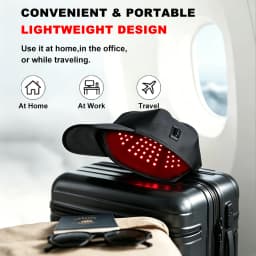 24W 180 LED Red Light Therapy Cap for Hair Growth Scalp Care Hair Wellness, Beauty Hat USB Plug-in LED Device