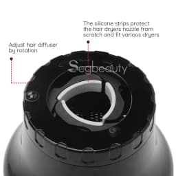 Segbeauty Universal Curly Hair Diffsuer Adaptable Gale Wind Mouth Cover Hairstylist Blow Dryer Diffuser Attachment