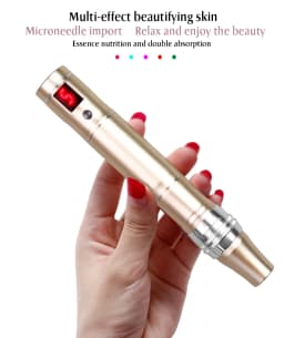 Electric Pen Wireless Care Machine Mute Derma Pen Needle Cartridge Microneedling Nano Micro Needles Beauty Care Tool