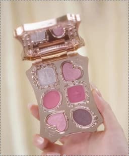 Flower Knows Eyeshadow Palette Bunny Garden Collection 6-color Rabbit Face Palette Shimmer Matte Satin Makeup Cosmetics