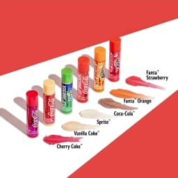 LiP SMACKER x Coca Cola Lip Balm Set, Coke Tin Lip Balm Multipack, Travel Set, Kids Lip Balm Gift Set, 6 Flavours