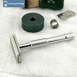 KAMPFE CNC Carving Closed comb Double-Sided Aluminum Manual Safety Razor Classic Shaver Mild Scratcher for Men And Women Gift