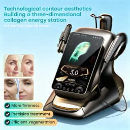 Facial Slimming Anti Aging 360MAX 25D HiFU 3 In 1 Non Invasive Machine Body Firming Salon Equipment