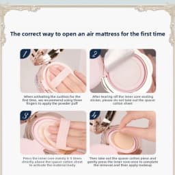 Flowerknows Bunny Garden Collection Air Cushion CC Cream Face Base Foundation Concealer Korean Long Lasting Fond De Teint