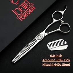 Japanese Steel Barber Scissors,Professional Hairdressing Scissors,Man and Woman Thinning Shears,High Quality Hair Cutting Tools