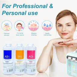Hydrate Solution AS1 SA2 AO3 for Hydrogen Oxygen Facial Machine Aqua Peeling Serums for Facial Cleansing Skin Care Moisturizing