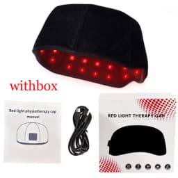 660nm 850nm LED Infrared Helmet Red Light Therapy Hat with 100pcs LED Lights 300pcs Beams Hair Loss&Hair Growth Cap Women Men