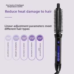 Best Seller Anti-scalding Electric Curling Comb Dual-purpose Straight Hair Comb Fluffy Inner Buckle Curling Iron Hair Tool Curli
