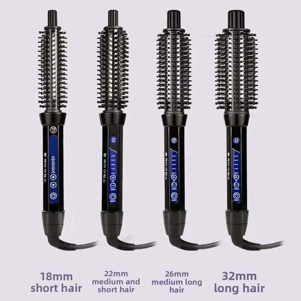 Best Seller Anti-scalding Electric Curling Comb Dual-purpose Straight Hair Comb Fluffy Inner Buckle Curling Iron Hair Tool Curli